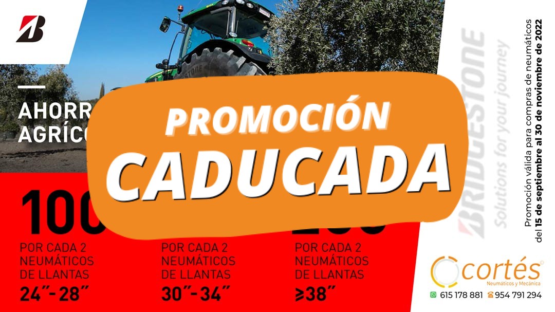 Oferta de neumáticos para tractores y vehículos agrícolas en Sevilla